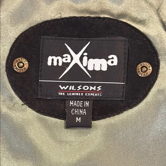 Wilsons Dark Brown Cropped Leather Vest - Picture 2 of 6